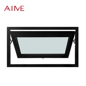 Nouvelle conception de fenêtre à auvent pare-soleil <span class=keywords><strong>en</strong></span> aluminium de haute qualité à double vitrage avec moustiquaire extérieure - Product Image 1