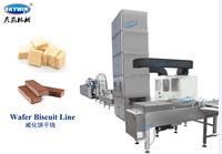 Machine automatique de fabrication de gaufrettes, ligne de production de gaufrettes, équipement de boulangerie, prix