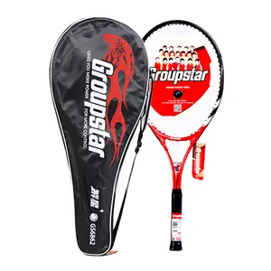 Raqueta de tenis deportiva de aleación de aluminio para principiantes, raqueta de entrenamiento para principiantes, venta al por mayor, barata de China