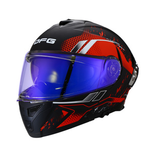 Casques modulaires relevables DFG Aura personnalisables en gros, certifiés DOT, ABS EPS, avec grande aile arrière et contrôle de ventilation, Cascos Para Moto - Product Image 4