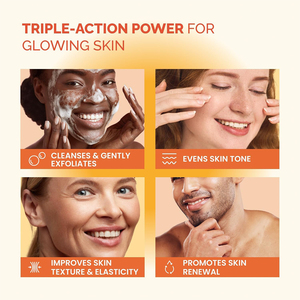 Savon au Curcuma Fait Main pour le Corps – Nettoyant Éclaircissant pour Aisselles Foncées, Jambes et Corps – Savon Visage Illuminateur pour une Peau Douce et Saine – Soin de Beauté - Product Image 2