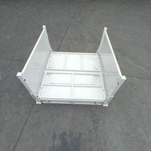 Contenedor de Almacenamiento Plegable de Acero Industrial Q235, Capacidad de 1000 kg, Resistente, para Paletas, Certificado ISO9001, Recubrimiento en Polvo - Product Image 4