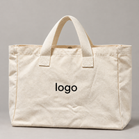 Tas Belanja Kanvas dengan Logo Kustom dan Alas Berlipat untuk Koleksi Toko Hadiah Teater Grosir untuk Pembeli Ritel Teater.