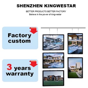 Acrylic Backlit Picture <b>Led</b> Lightbox Square Shape Aluminium Snap Frame Hanging Advertising Acrylic Light Box - Product Image 3