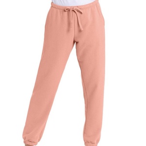 Pantalon de jogging unisexe en molleton bouclette de polyester épais et respirant 500 GSM, brodé, uni, avec cordon de serrage, personnalisable - Product Image 6