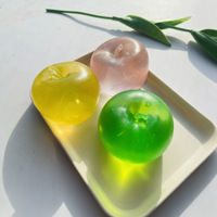 Juguete Antiestrés de Manzana Realista al por Mayor, Suave, Relleno de Maltosa, Juguete Sensorial de Fruta para Aliviar el Estrés, Unisex para Mayores de 14 Años