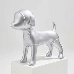 Nouveau modèle de présentation pour animaux de compagnie en fibre de verre pour la présentation de vêtements et d'accessoires pour animaux, <span class=keywords><strong>taille</strong></span> S/M/L, mannequin pour chien - Product Image 1