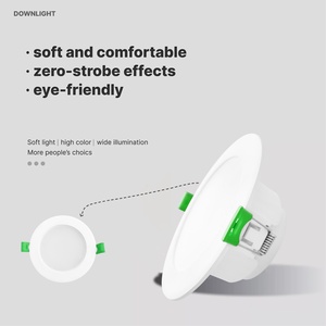 Downlight LED Moderne Unique et Fin 3cct Dimmable 8w Spot Down Light saa IP44 Étanche <span class=keywords><strong>Plafonnier</strong></span> Encastré LED en Aluminium - Product Image 3