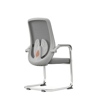 Chaise de formation moderne - Cadre en fibre de verre PP Plus - Coton haute densité - Électroplaqué avancé - Mobilier commercial pour usage bureautique