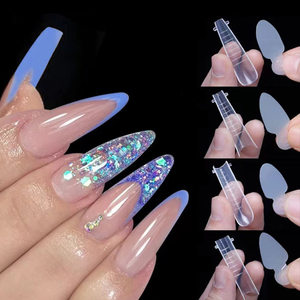 French Nail Sticker Guides Silicone Pad Quick Building Dual Form Soft Mold Extension Tips - Product Image 4