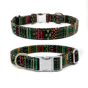 Accesorios para mascotas, lienzo doble, bohemio, <span class=keywords><strong>collar</strong></span> de perro de diseño de muchos estilos, fabricante, nuevo - Product Image 6
