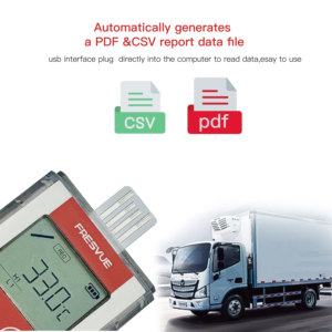 Lạnh chuỗi duy nhất sử dụng Temp & độ ẩm logger, màn hình <span class=keywords><strong>LCD</strong></span>, IP65 không thấm nước, tùy chỉnh - Product Image 4