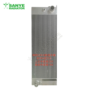 Radiatore a piastre in alluminio Kobelco SANYE 200-8 per serbatoio acqua, lunga durata, connessione flangiata/filettata per motore escavatore - Product Image 3