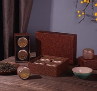 Boîte d'emballage cadeau en papier recyclable, style vintage, pour 3 mini-boîtes de conserve vides, 202*78*45mm, vente en gros