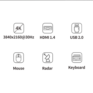 Extender <span class=keywords><strong>KVM</strong></span> in Fibra <span class=keywords><strong>IP</strong></span> Bitvisus Zero-Delay 30KM 4K - 1.4 USB 2.0 Multi-Dispositivo RS232 Trasmissione Trasparente in Metallo - Product Image 6