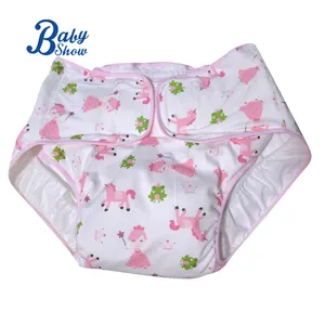 babyshow waterproof reusable cotton adult baby training pants DDLG adult cloth nappies