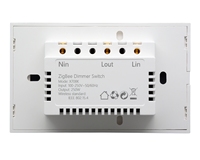 X708K US Standard Tuya ZigBee Gradateur Interrupteur Intelligent pour Lumière LED/Incandescent/Halogène 250 Watt Max