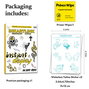 Tatuaggio Temporaneo Senza Acqua con Scritta 'Holy Shit', Durata 7 Giorni, <span class=keywords><strong>per</strong></span> Rivenditori B2B - Product Image 4