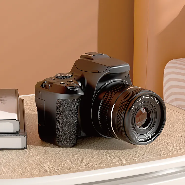Top máy ảnh kỹ thuật số Nhà máy DSLR Shape Zoom quang học máy quay 4K tự động lấy nét macro chụp máy ảnh
