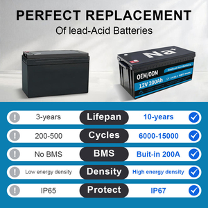 Batteries au sodium-ion 12V 24V 36V 48V, batterie Na-ion, garantie 5 ans, 50Ah 100Ah 150Ah 200Ah, batterie au sodium pour voiture électrique - Product Image 6