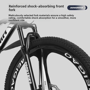 Vélo de montagne pour adultes, cadre en acier à haute teneur en carbone, freins à disque doubles, léger, <span class=keywords><strong>VTT</strong></span> tout-terrain pour les trajets quotidiens, usage sportif, vente en gros - Product Image 4
