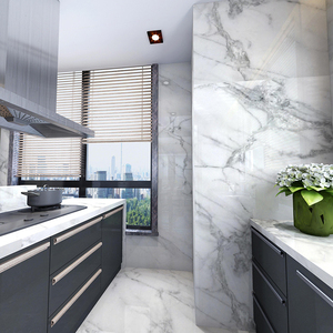 Huaxu tự nhiên Hy Lạp kỳ lạ đá cẩm thạch đá cắt để kích thước Trắng Bianco Oro đá cẩm thạch tấm lớn - Product Image 5