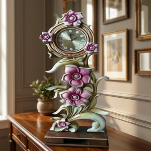 Handcrafted Teak Wood Grandfather <b>Clock</b> with <b>Vintage</b> Floor Design for Classic Home Interior Living Room Decoration Furniture - Product Image 5