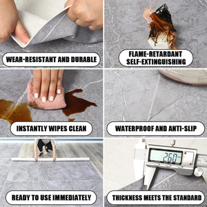 Rollo de Suelo Vinílico para Oficina y Centro Comercial, 2 mm/3 mm, Ecológico, Impermeable, Resistente al Desgaste, Antideslizante, Ignífugo, para Uso en Interiores - Product Image 3