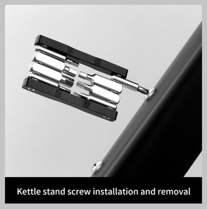 Outils de réparation de vélo, ensemble de réparation et de démontage multifonctionnel 8 en 1 pour VTT, tournevis hexagonal, clé - Product Image 5