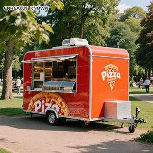 OEM Mobile Truck <b>Beer</b> Stainless Coffee Cart Aluminium Oxide FoodCustom Food Trailer For Sale - Product Image 4