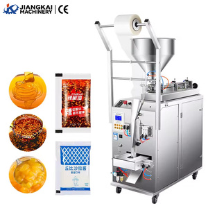 Macchina imballatrice verticale di calore di riempimento liquido del Ketchup dell'attrezzatura del miele della bevanda dell'alimento dell'imballaggio e della bustina - Product Image 1
