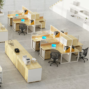 Mobilier de bureau moderne personnalisé <span class=keywords><strong>Meetco</strong></span> bureau 2/4/6/8 personnes poste de travail poste d'appel cloison de bureau - Product Image 5