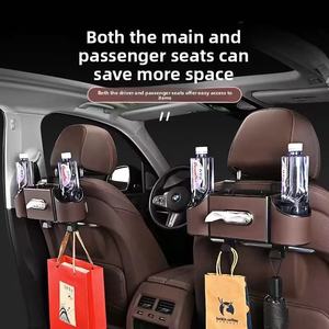 Organizador de <span class=keywords><strong>Almacenamiento</strong></span> para Asiento Trasero de Coche, <span class=keywords><strong>Caja</strong></span> Multifuncional para Pañuelos, Portavasos, <span class=keywords><strong>Caja</strong></span> de <span class=keywords><strong>Almacenamiento</strong></span> para Respaldo de Asiento de Coche - Product Image 3
