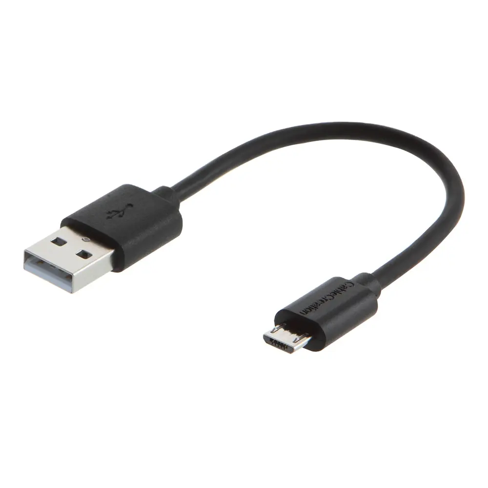 CableCreation Kabel Data USB Mikro, Kabel Data Pengisi Daya USB 2.0 A Male Ke Mikro B Kecepatan Tinggi untuk Android