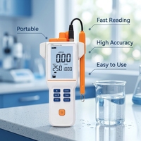 PH210E Pengukur pH Industri LCD Otomatis Portabel OBM & ODM Meteran Bahan Kertas yang Dapat Disesuaikan