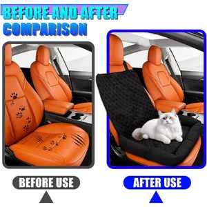 Asiento Elevador para Perros Deaelf, Universal, Lavable, de Poliéster, Protector de Asiento Delantero para Mascotas, Forma Rectangular, para Todas las Estaciones - Product Image 6