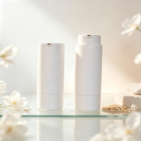 Flacon pompe airless blanc Twist Top 15ml 30ml 50ml, flacon pompe airless anti-âge personnalisé, flacon airless Twist de luxe de bonne qualité