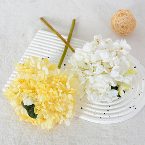Fleurs d'hortensia artificielles Flower Delight, fleurs en soie blanches, roses, oranges, bleues, bordeaux, décoration de mariage - Product Image 3