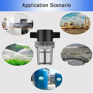 Filtro de Acero Inoxidable 304, Filtro de Bomba de Agua con Pre-Filtro, Rosca Macho de 1/2 Pulgada, 3/4 Pulgada y 1 Pulgada - Product Image 5