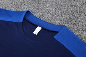 Uniformes de Fútbol de Verano, Conjunto de Entrenamiento de Manga Corta, Jersey 25/26 París, Transpirable, Poliéster de Secado Rápido, Cuello Redondo, Unisex, Deportivo - Product Image 3