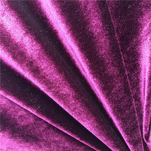 GRS Manufacture <span class=keywords><strong>brillant</strong></span> Recycle Coréen KS Velours Spandex Velours Tissu Pour Vêtements Robe - Product Image 6