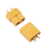Connecteurs XT60 60A 2P ABS mâle/femelle pour modèles d'avions, drones, véhicules électriques, connecteurs à courant élevé