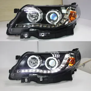 Fari a LED con Striscia Luminosa per Subaru Forester 2009-2011, Luci Diurne, Indicatori <span class=keywords><strong>di</strong></span> Direzione e <span class=keywords><strong>di</strong></span> <span class=keywords><strong>Parcheggio</strong></span> - Product Image 1