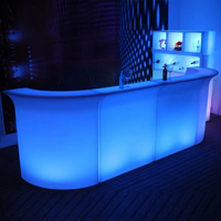 Luxe Illuminate Glow LED Bar Comptoir Restaurants Événements Jardins Maison Extérieur Extérieur Salon Bureau Banquets Gym Parcs