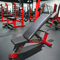 Banc de musculation réglable de style Rogue, robuste, pour usage commercial, inclinable, plat et déclinable, pour la maison et les clubs de fitness
