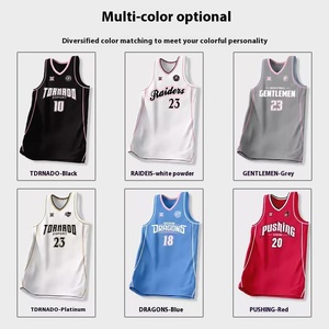 Ensemble de maillot de <span class=keywords><strong>basket</strong></span>-ball pour hommes, veste et pantalon d'été, nom d'équipe personnalisé, taille XS, <span class=keywords><strong>tissu</strong></span> respirant pour l'école, maillot de jeu - Product Image 6