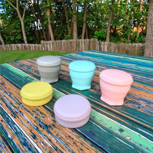 Wholesale 2026 New 180ml Silicone Macaron Cup <b>Cute</b> Fun Folding Design Cross-Border Promotional Drinkware Giftware - Product Image 6