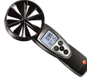 Anemómetro de palas Testo 417 original de gran venta con palas integradas de 100 mm, rango de velocidad del aire de 0,3-20 m/s, (0,1 + 1,5 % Mv) Ac Tes - Product Image 5