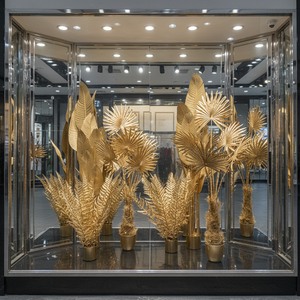 Plante Artificielle en Soie Dorée Personnalisée : <span class=keywords><strong>Bananier</strong></span>, Cocotier, Tournesol, Cactus – Décoration Intérieure Colorée - Product Image 6