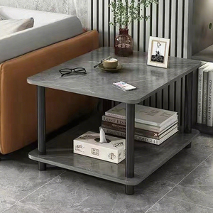 Tavolino da <span class=keywords><strong>Caffè</strong></span> in Legno con Ripiano Portaoggetti, Design Moderno e Semplice per Arredamento Soggiorno - Product Image 1